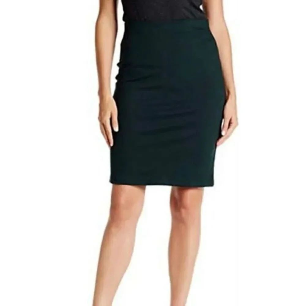 Philosophy black ponte stretch pencil skirt M